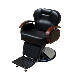 Cadeira Reclinavel Barbeiro Dallas Preto