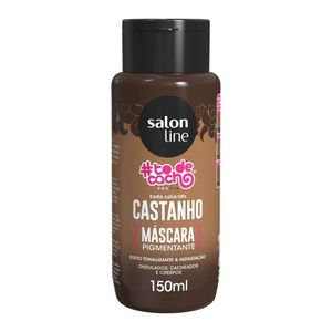 Máscara Salon Line #Todecacho Pigmentante Castanho 150ml